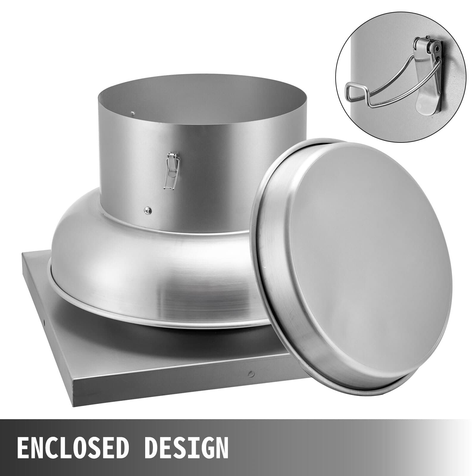 Restaurant Upblast Hood Roof Exhaust Fan 2400CFM Commercial 680 RPM Kitchen 250W 6