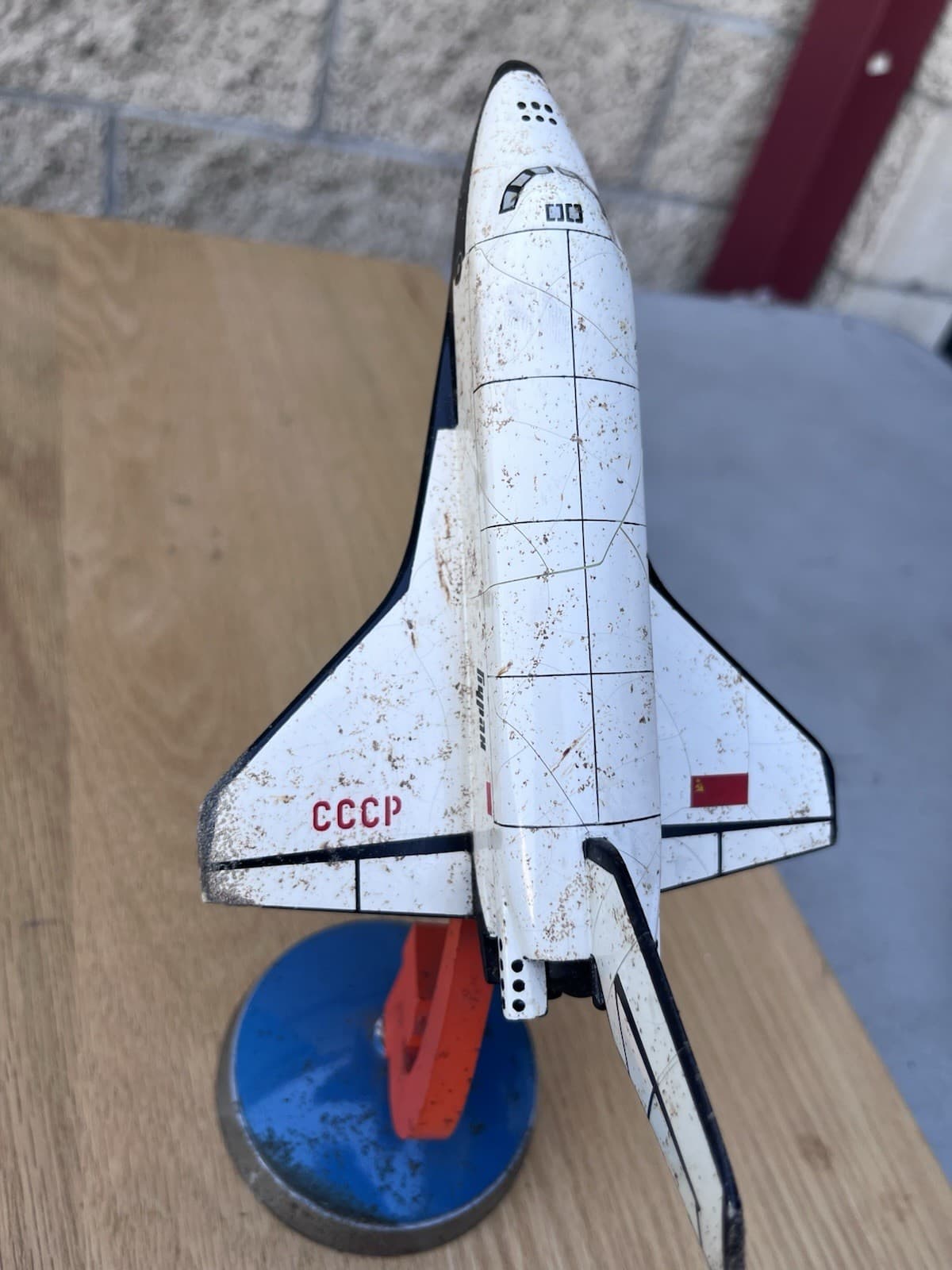 Vintage Soviet Union Buran Spaceshuttle Spacecraft Model Russia Spaceplane  CCCP 4