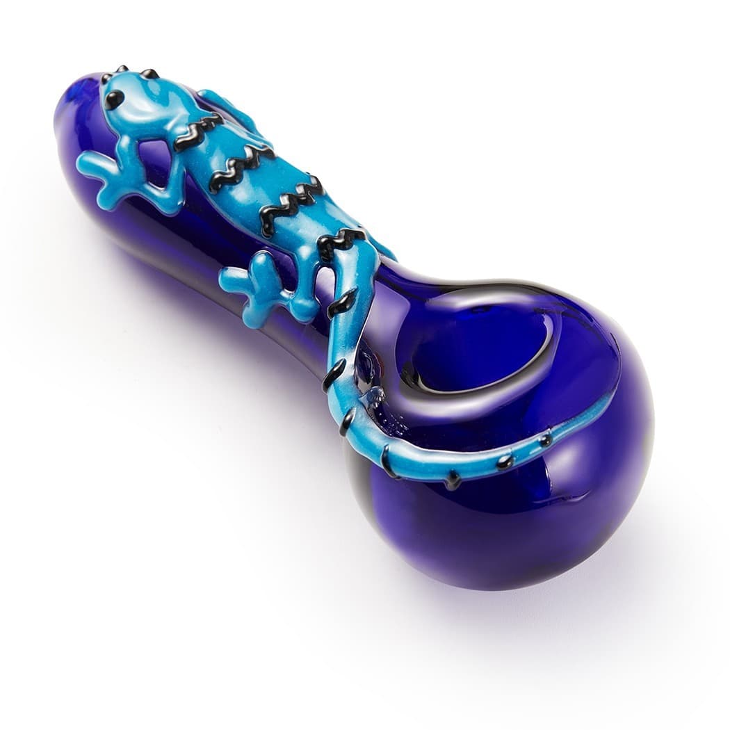 ( Pack of 2 ) 4" Tobacco Smoking Glass Pipe Collectible Handmade Pipes with Box 2