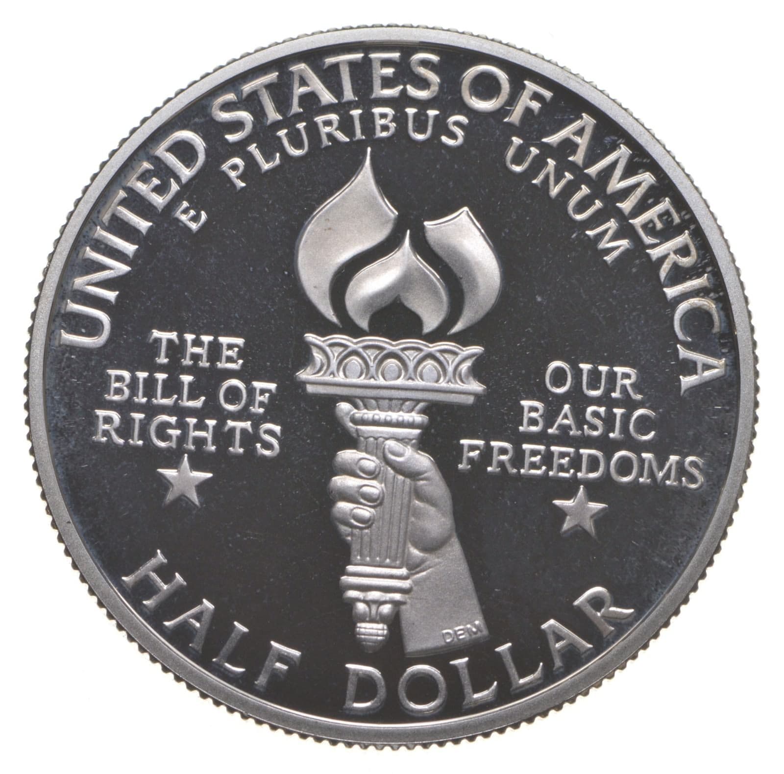 1993-S Proof James Madison Bill of Rights Commemorative Half Dollar 2