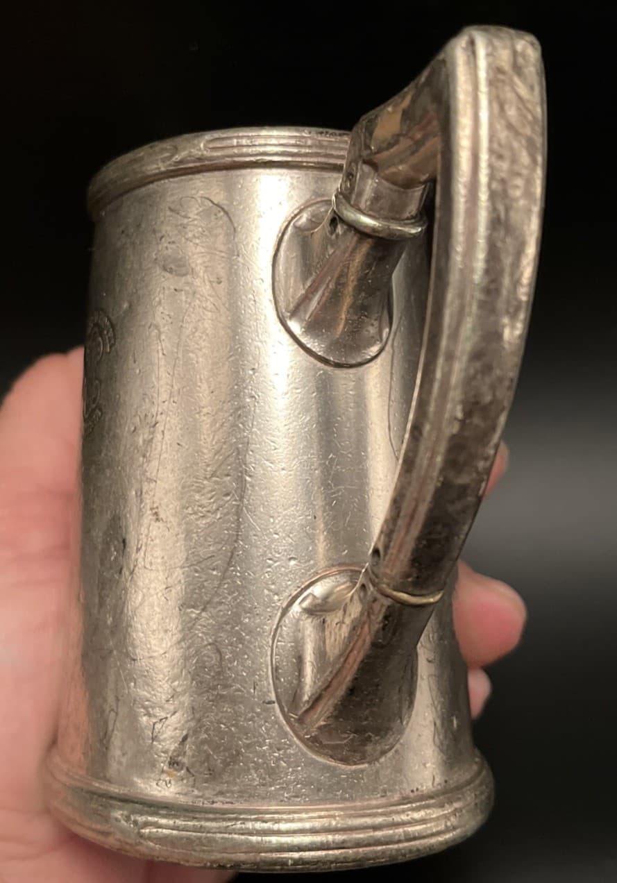 Antique Grand Hotel Kristiania Norway Silver Plate Creamer Pitcher 4