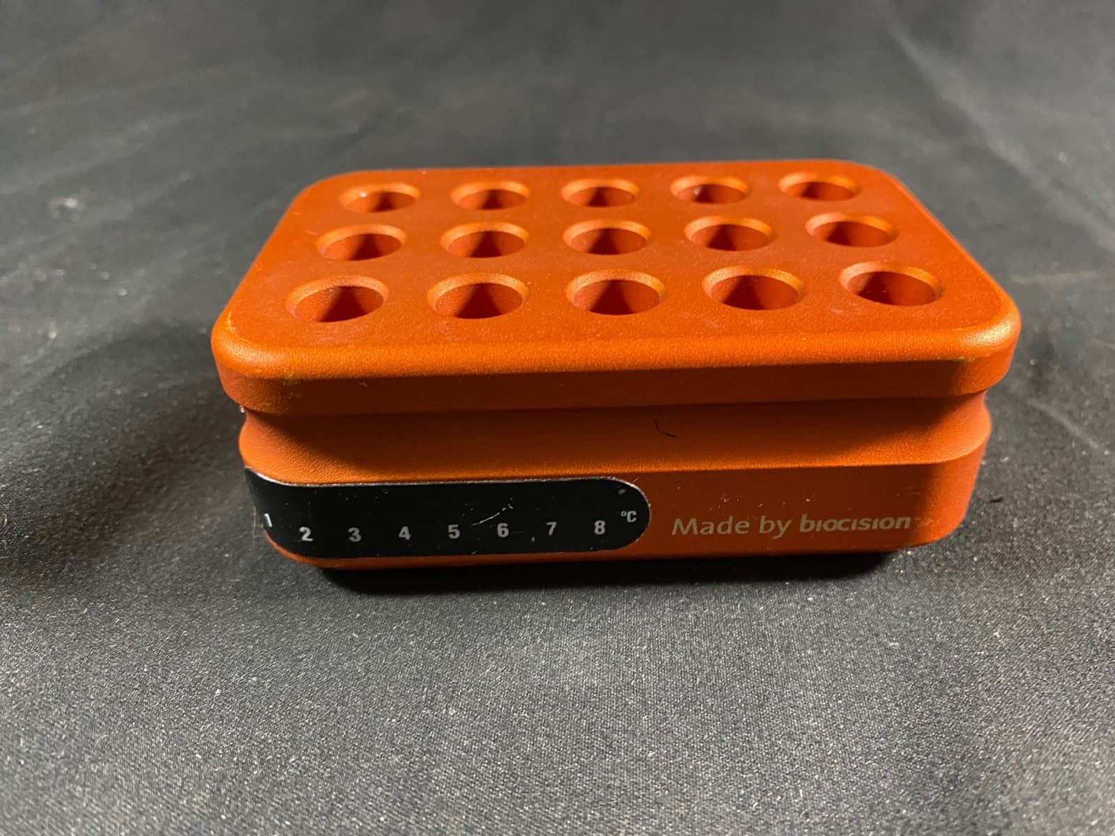 CORNING CoolRack M15 Holds 15 x 1.5 or 2 mL Microcentrifuge Tubes Orange 432038 4