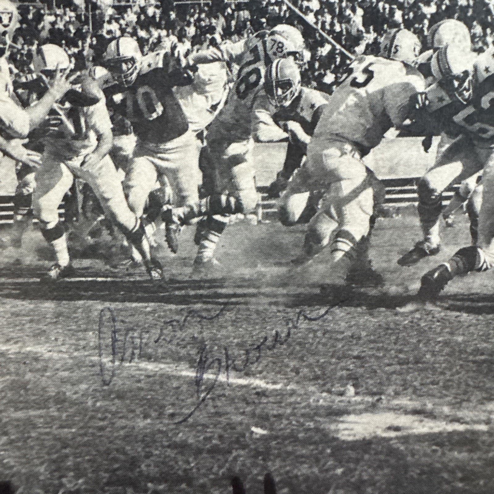 AUTOGRAPHED 1966 AFL All Stars vs Buffalo Bills Program SIGNED 2