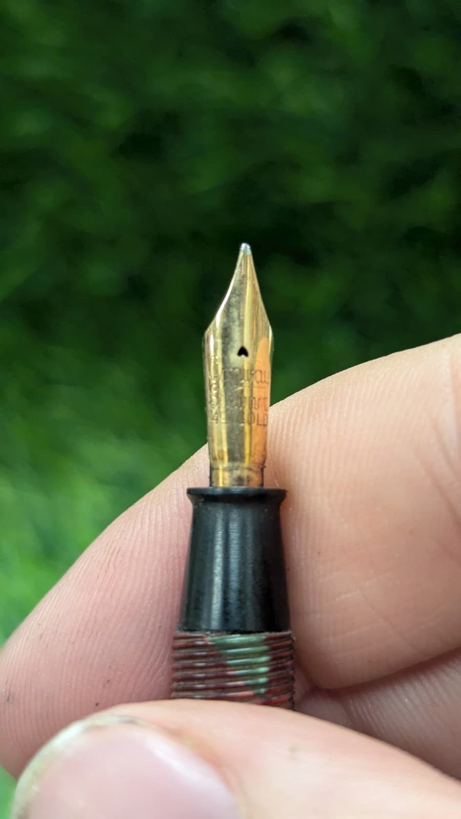 CONWAY STEWART DINKIE 550 FOUNTAIN PEN & PENCIL SET No. 25 GOLD 14 CT READ! 5