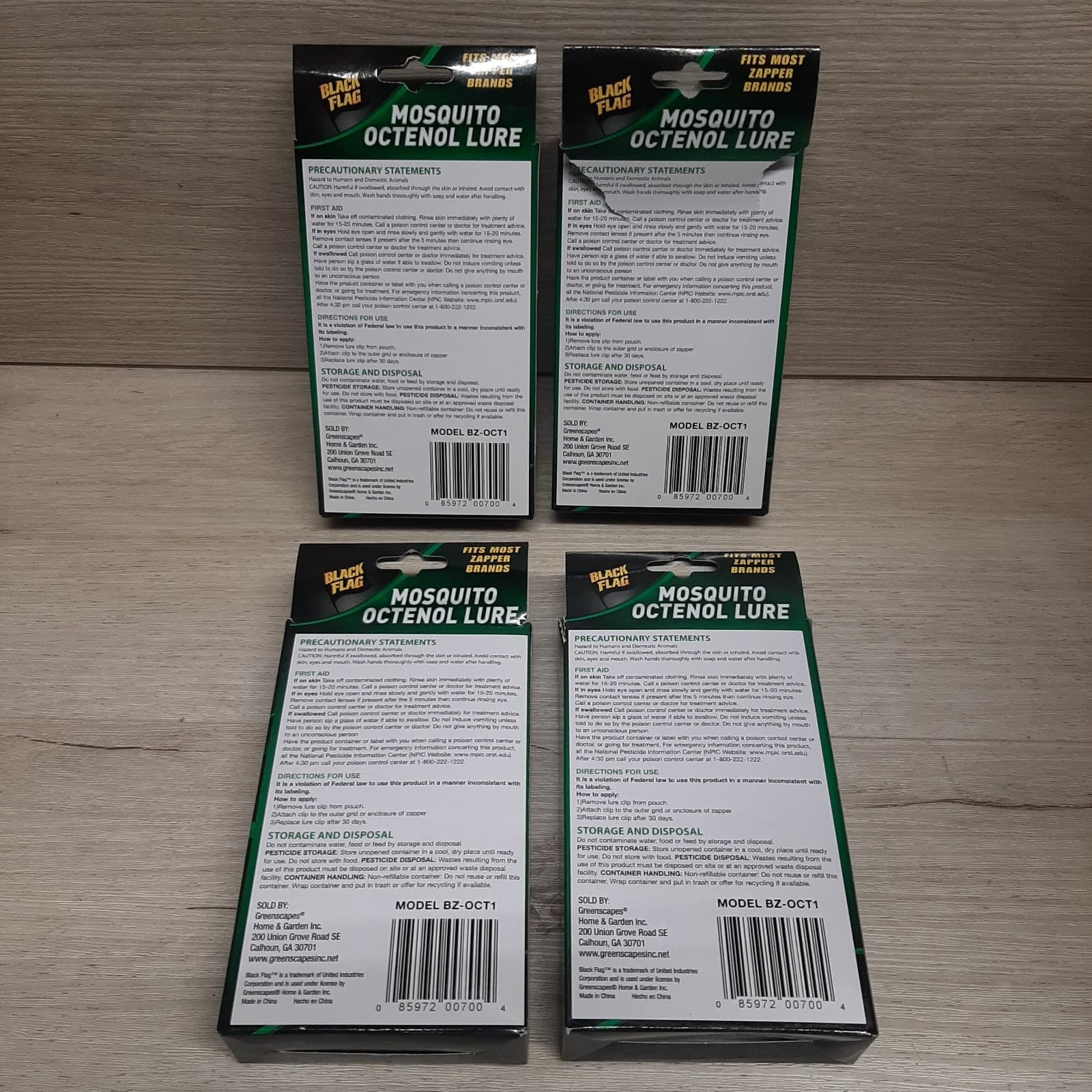 Black Flag Mosquito Octenol Lures Lot Of 4 Fits Most Zapper Brands See Photos  2