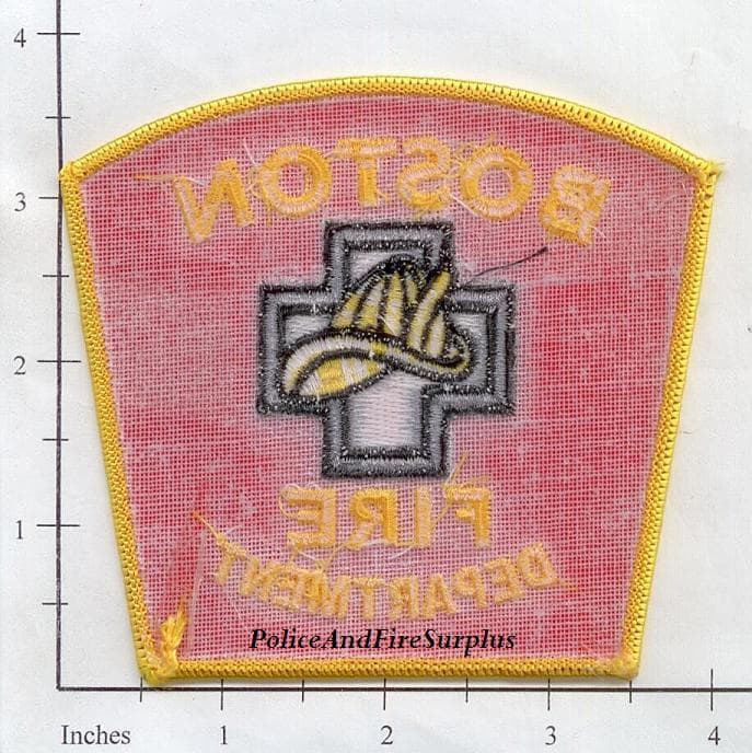 Massachusetts - Boston MA Fire Dept Fire Patch  2
