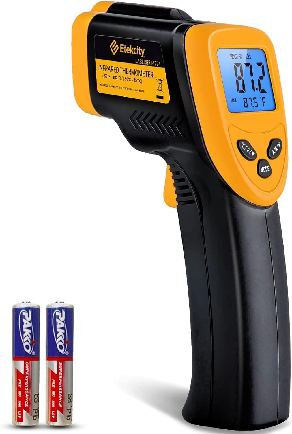 Infrared Laser Thermometer Gun No-Contact Digital Temperature Measurement Tester