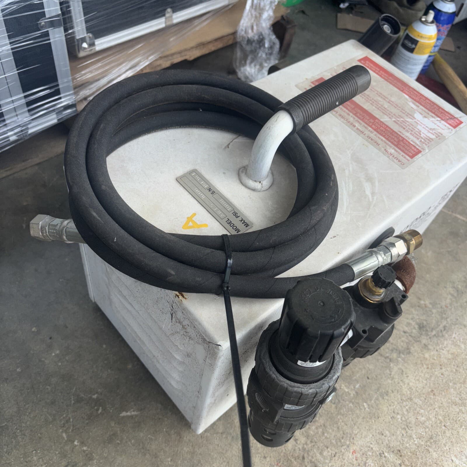 GENERAL PUMP HYDRO TEST HYDROSTATIC TESTER AR1.5-1000 PNEUMATIC 1000 PSI 3