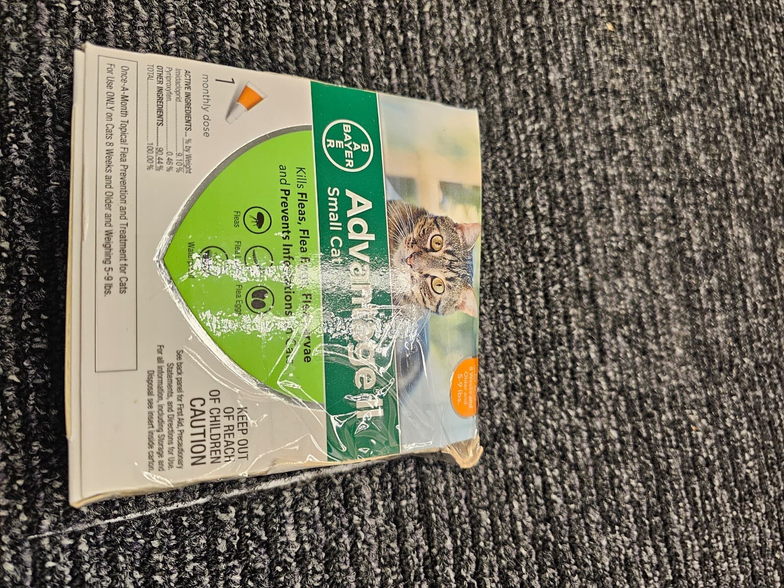 (QTY 2) Advantage II Small Cat Flea Treatment & Prevention Cats 5-9 lb 6