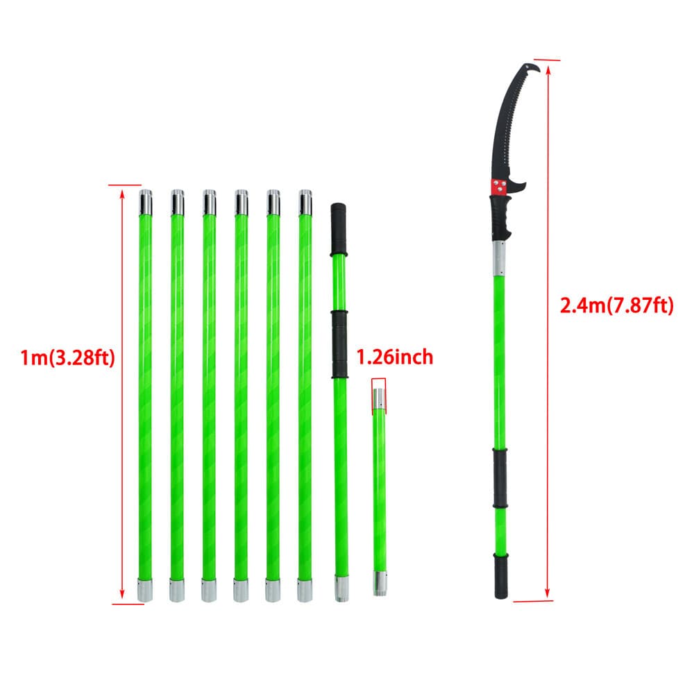 27 Feet Tree Pole Pruner Manual Branches Trimmer Tree For Pruning Palms & Shrubs 2