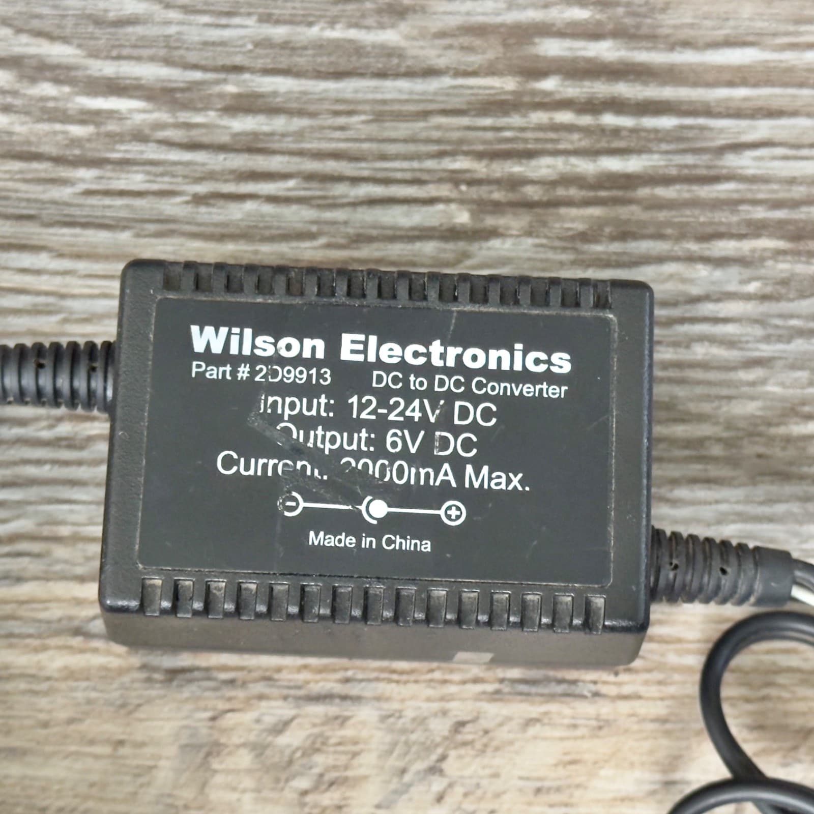 Wilson Electronics 2D9913 DC to DC Converter 12-24V Input 6V Output Tested 2
