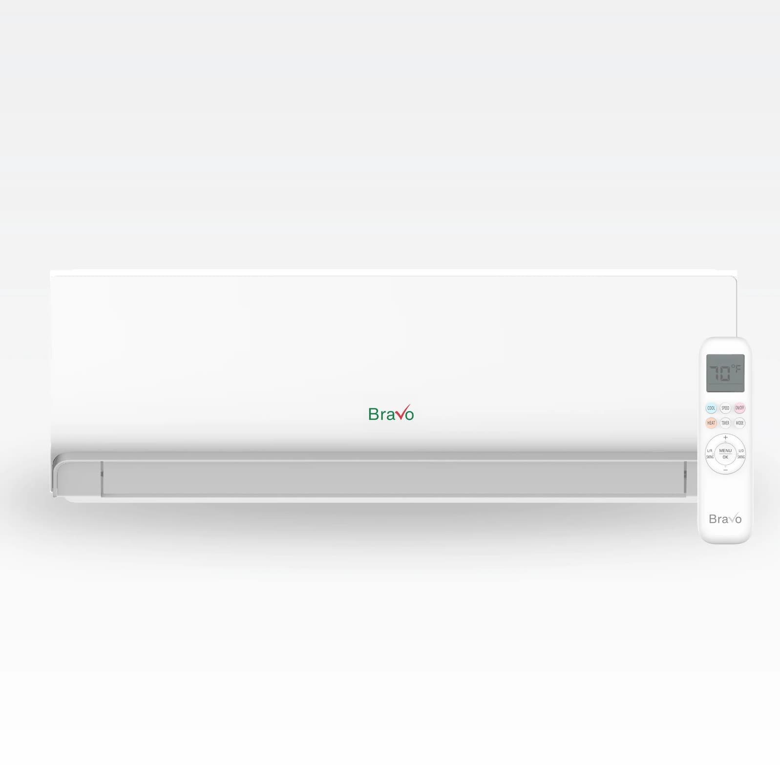 Bravo 3-Zone Mini Split AC & Heat Pump 42000 BTU Wall Mount 9K+12K+12K 2