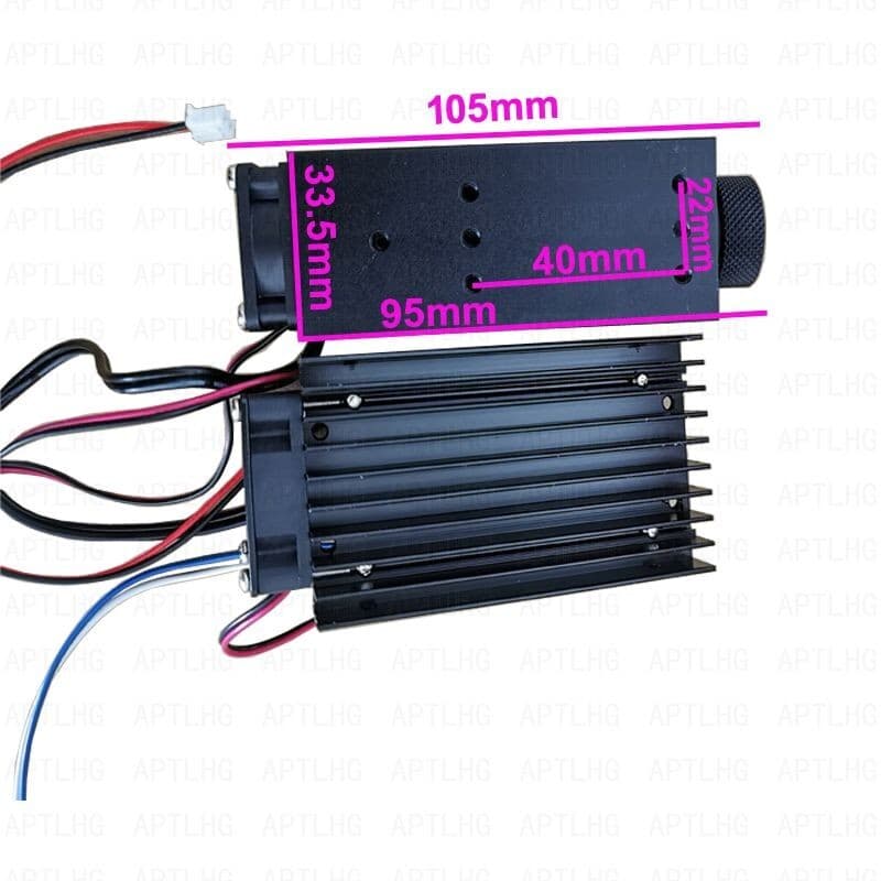Quality DC 12V 500mW 808nm～810nm IR laser module/Focusable Infrared module / TTL 4