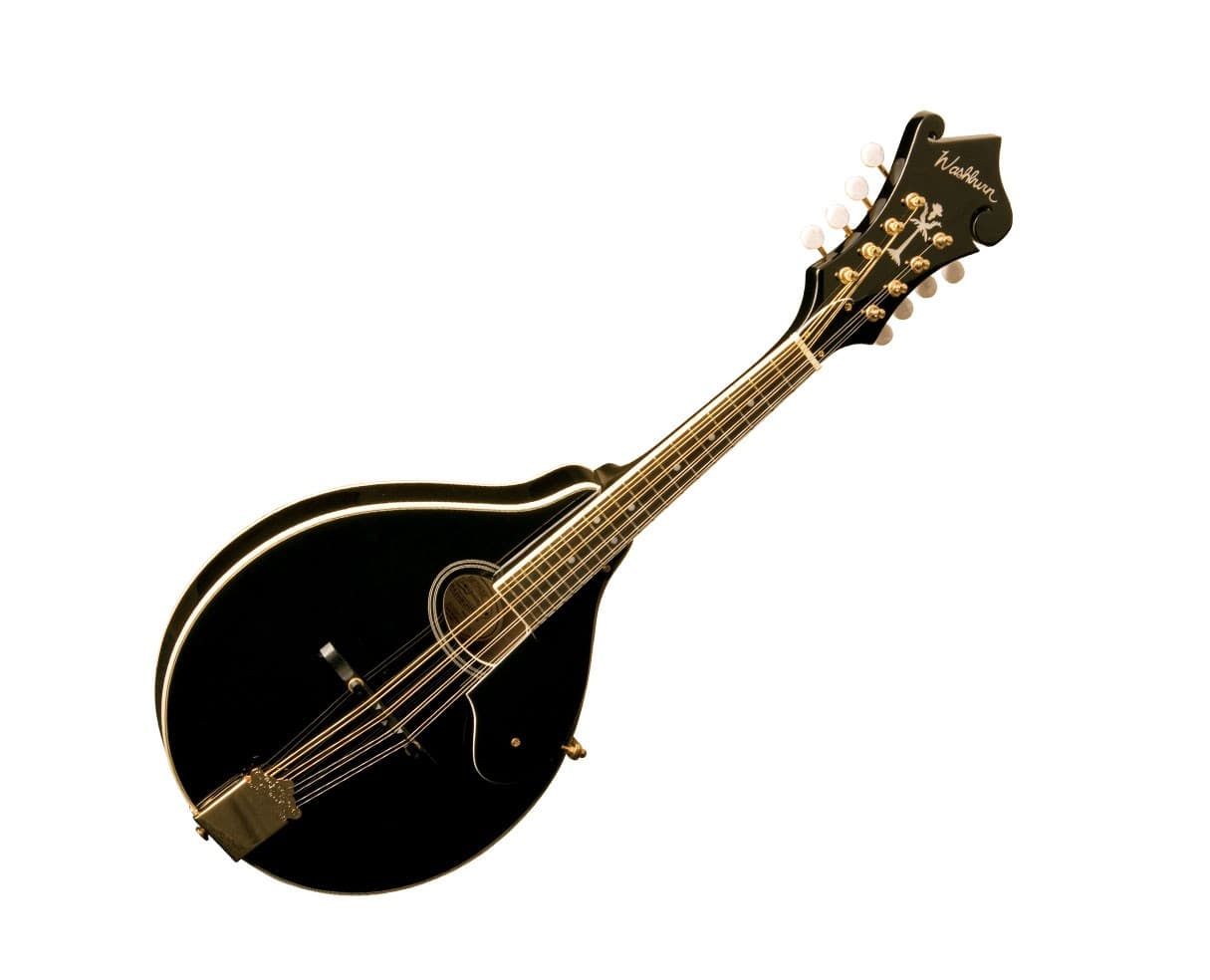 Washburn M1SDLB-A Americana Series M1SD A-Style Mandolin Black - Open Box 3