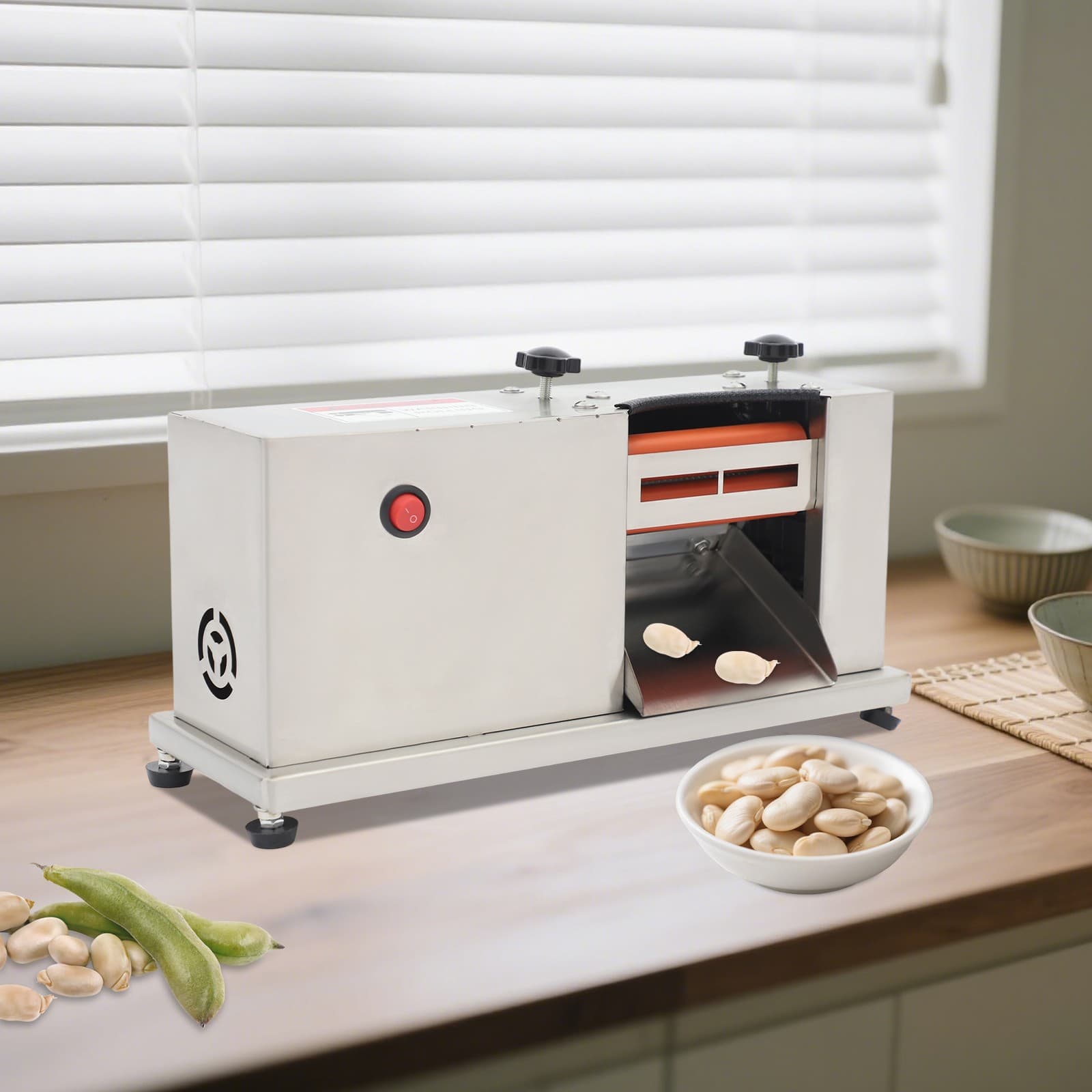 Commercial Electric Bean Sheller Restaurant Bean Peeler Bean Peeling Machine