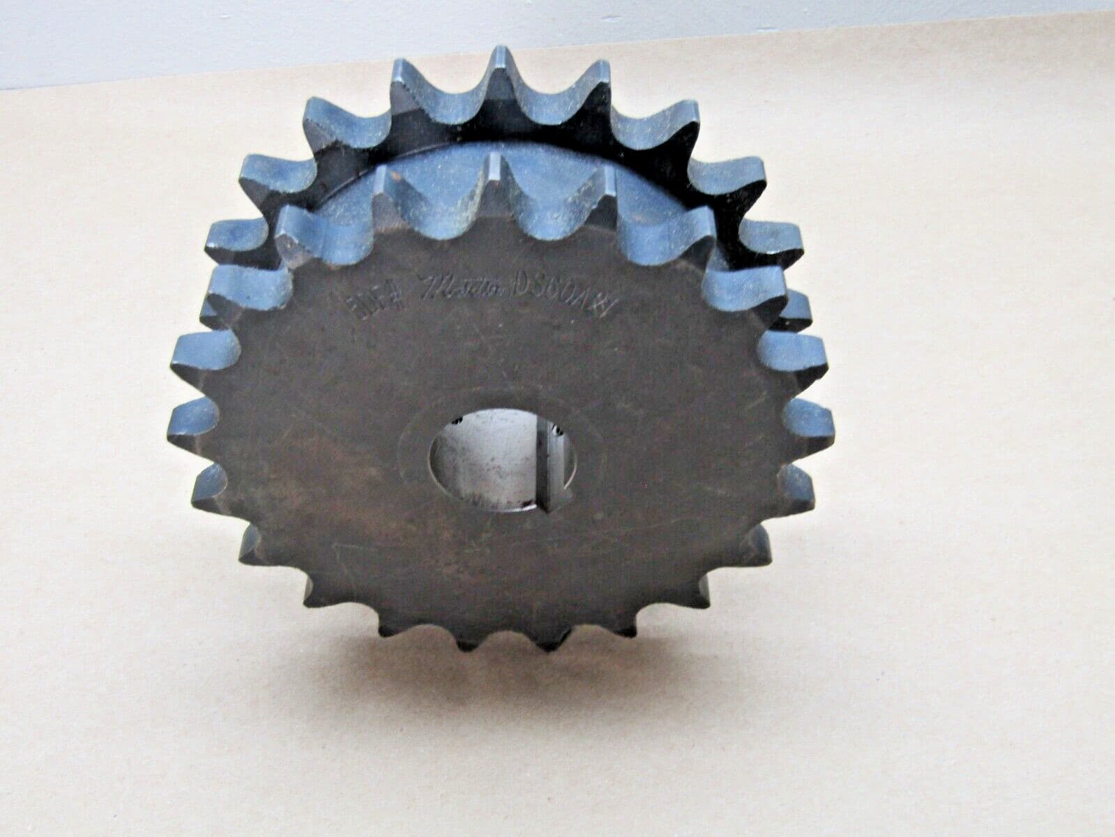 Martin Double Sprocket DS60A21-30mm #60 21 Teeth 30mm Keyed Bore 8mm Keyway