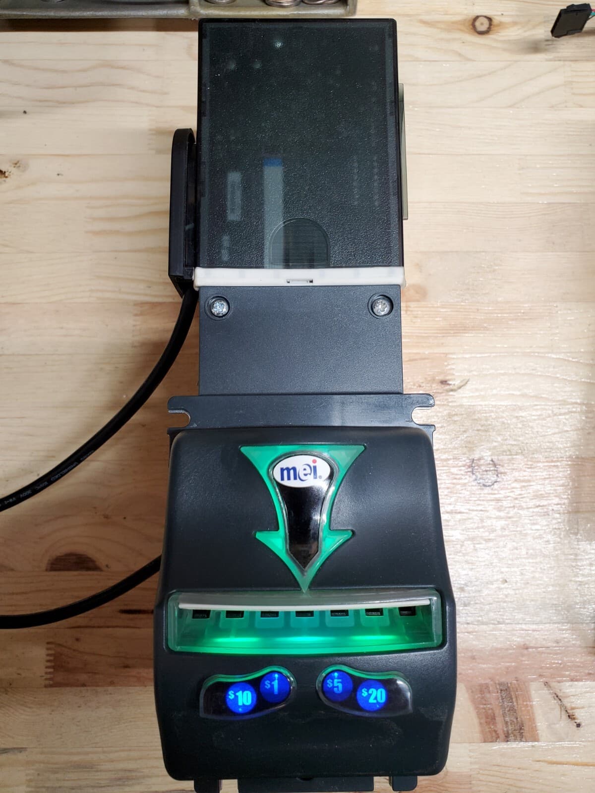 MEI MARS CPI VN 2702 High Visibility Bezel $1 $5 $10 $20 Bill Validator Acceptor 2