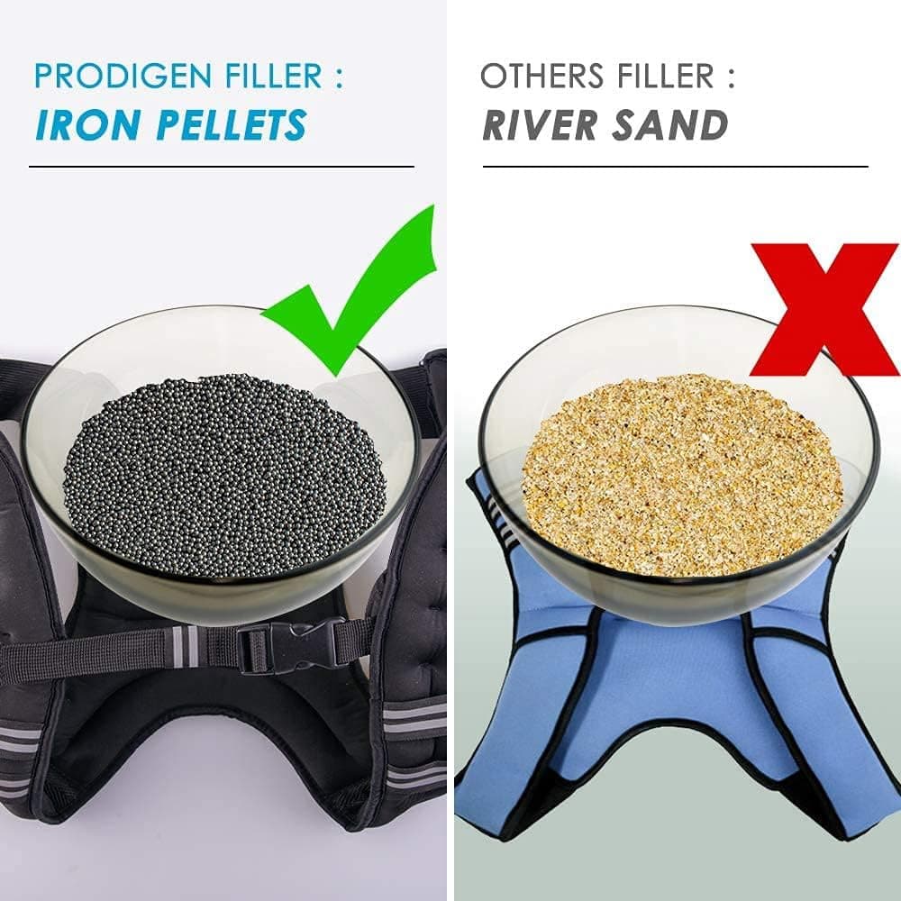 Weighted Vest for Women and Men 8  Lbs with Reflective Stripe and Double Adjusta 2