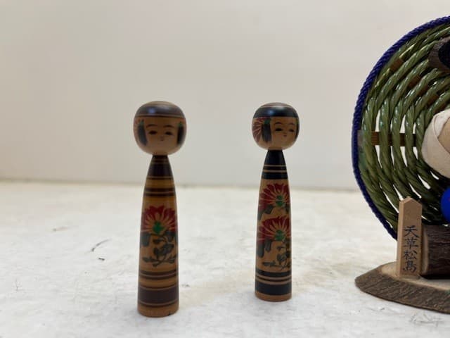 Kokeshi traditional Japanese crafts Set 5