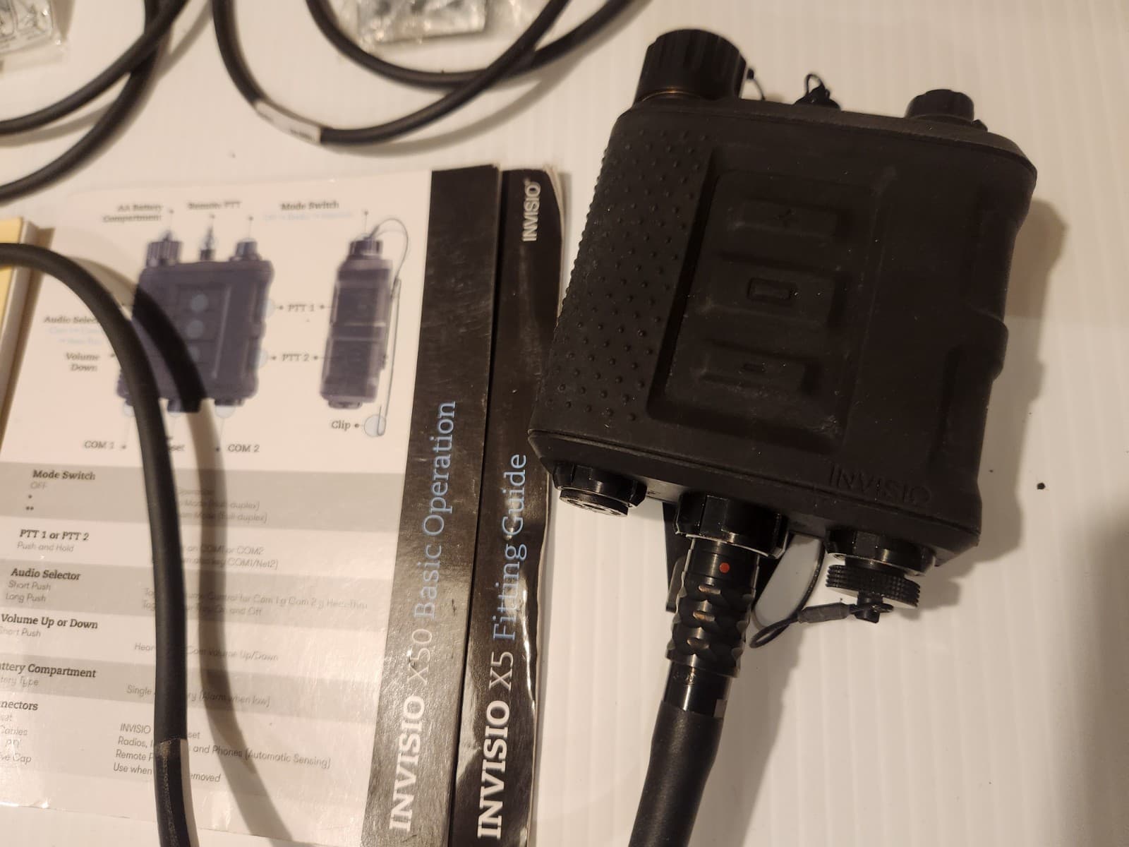 Genuine INVISIO X50 DUAL COMMS Gen II  Kit With X5 Headset, tested, guaranteed 3