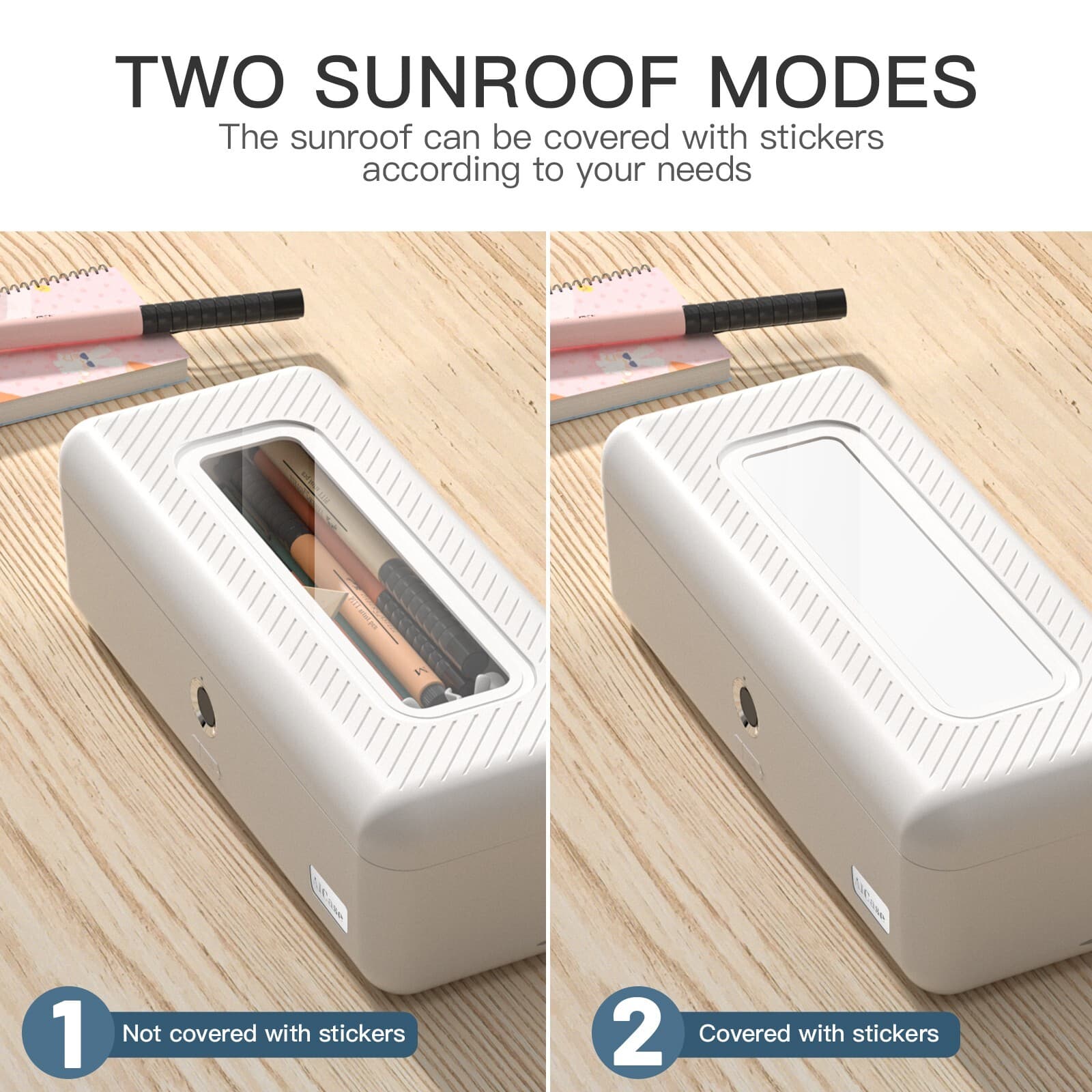 Mini Biometric Fingerprint Storage Box Cash Jewelry Pencil Writing case Safe Box 4