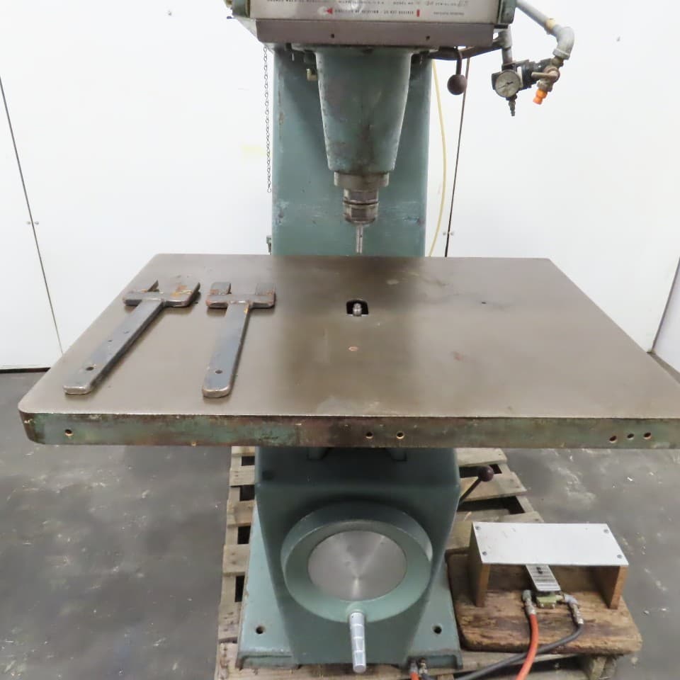 Onsrud W-1124 24" Throat Over Arm Pin Horn Router 230V 3Ph 7.5HP Tested 6