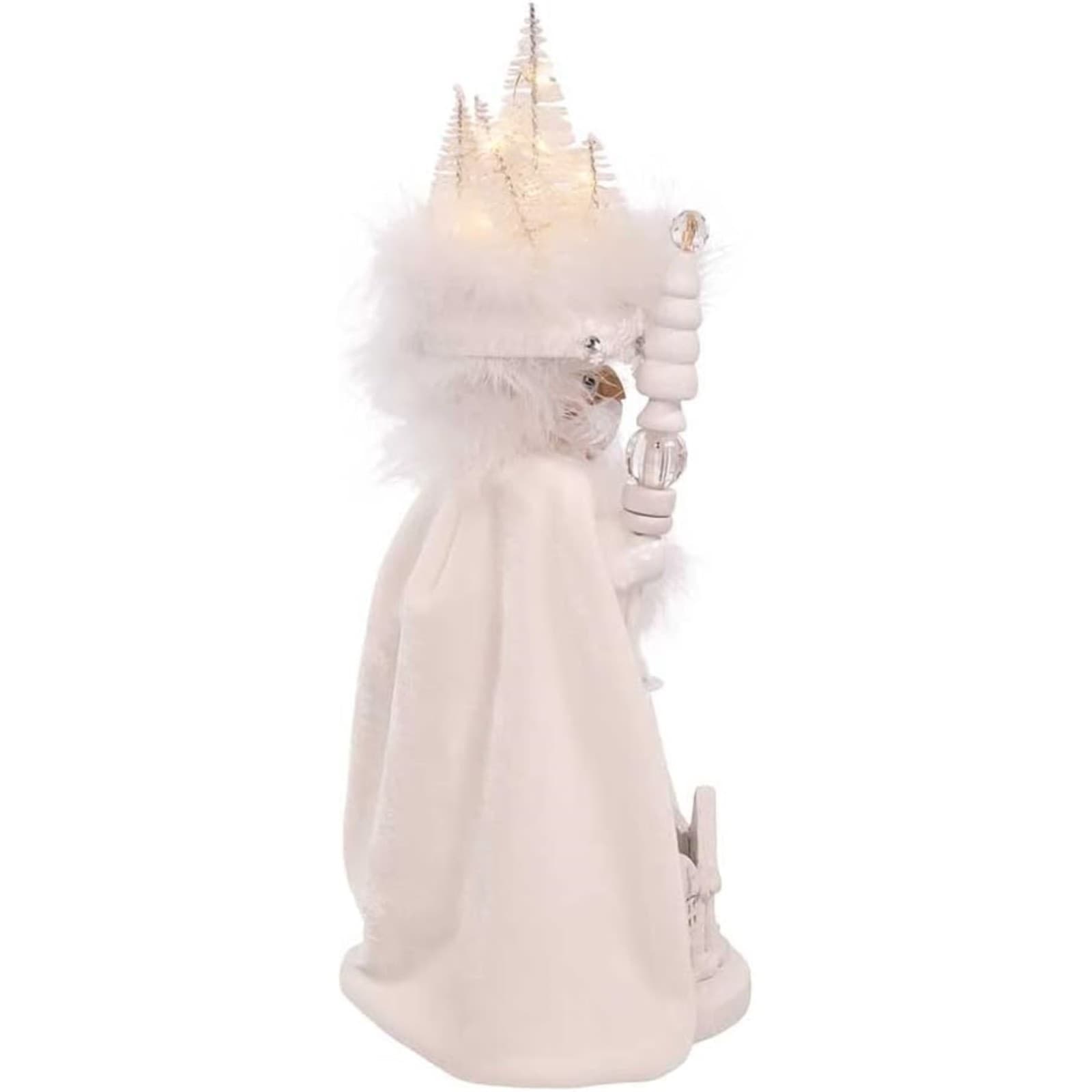 Kurt Adler Hollywood Wooden Nutcrackers, Battery Operated Winter LED Hat, 15" 2