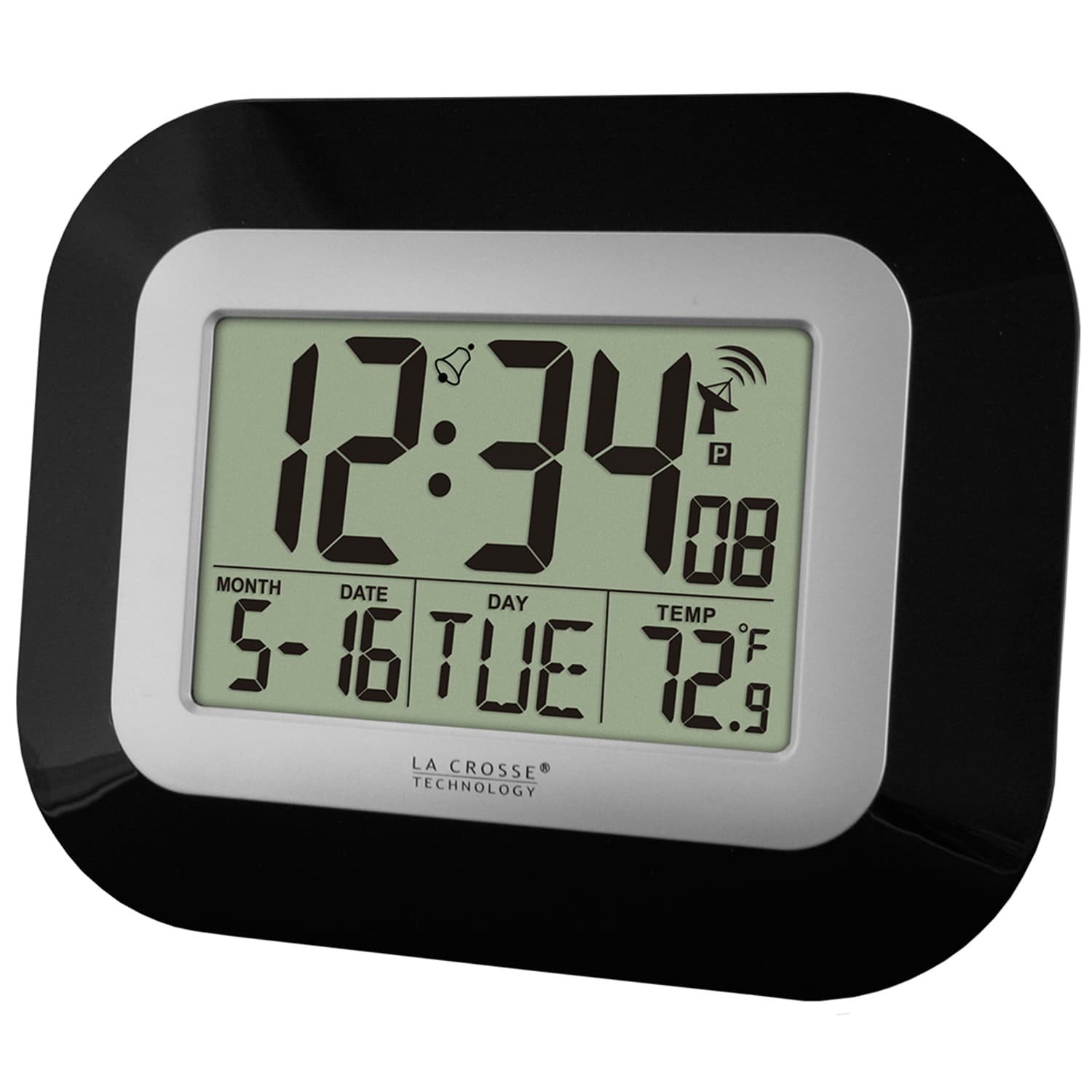 WT-8005U-B La Crosse Technology Atomic Digital Wall Clock Indoor Temp- Open Box 2