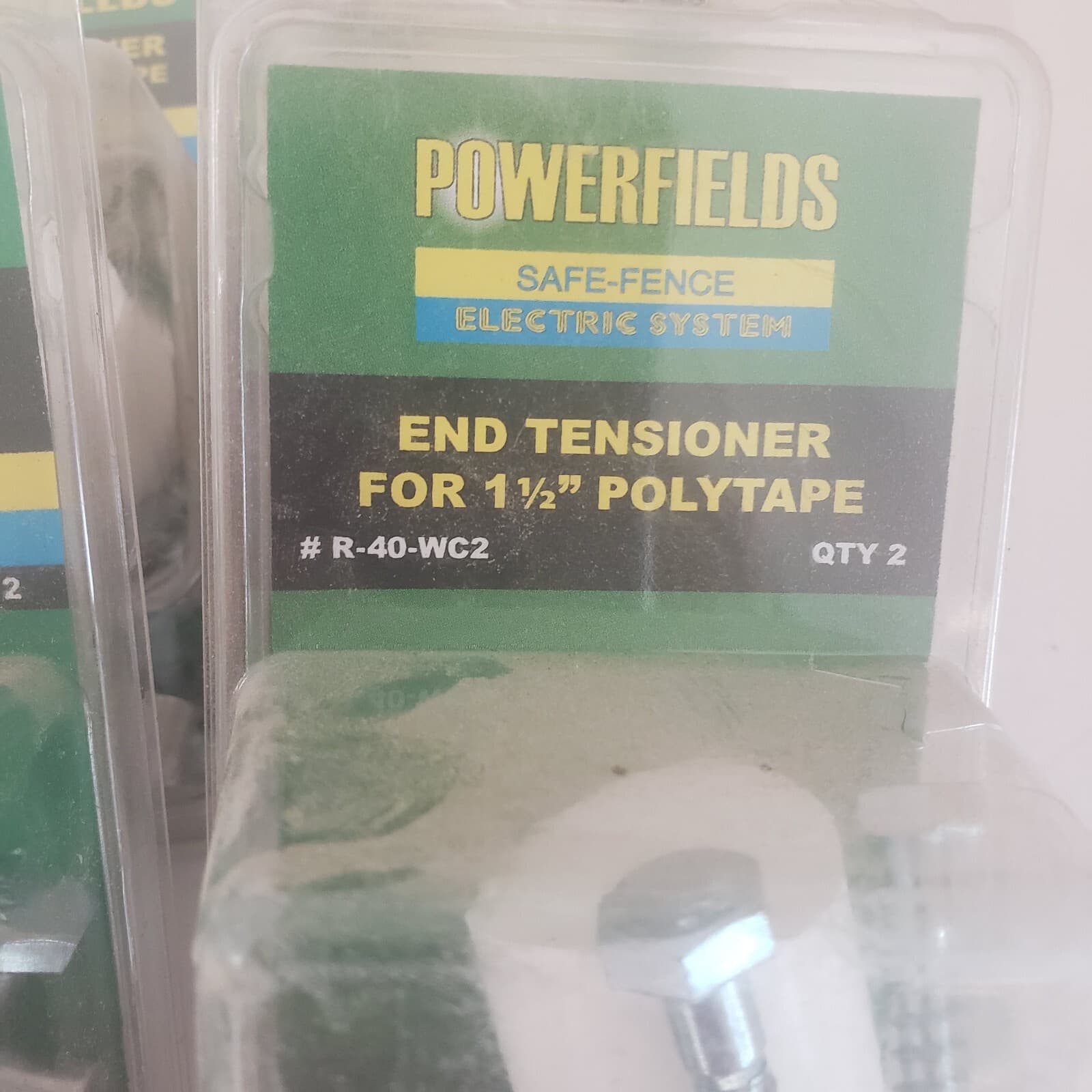 1 pack of 2 - POWERFIELDS R-40-WC2 1.5" POLY TAPE END TENSIONER. NEW in Package 4