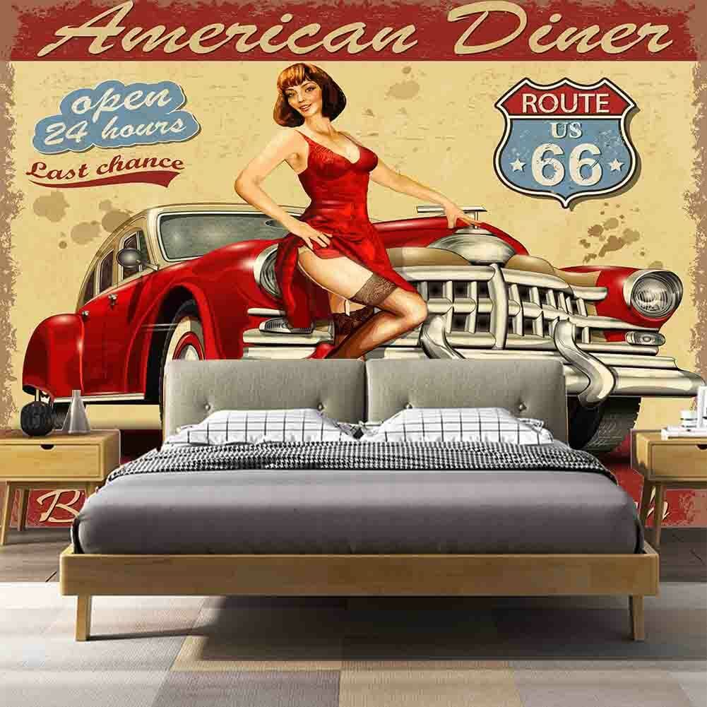 Car Praise Wording 3D Full Wall Mural Photo Wallpaper Printing Home Kids Decor 4