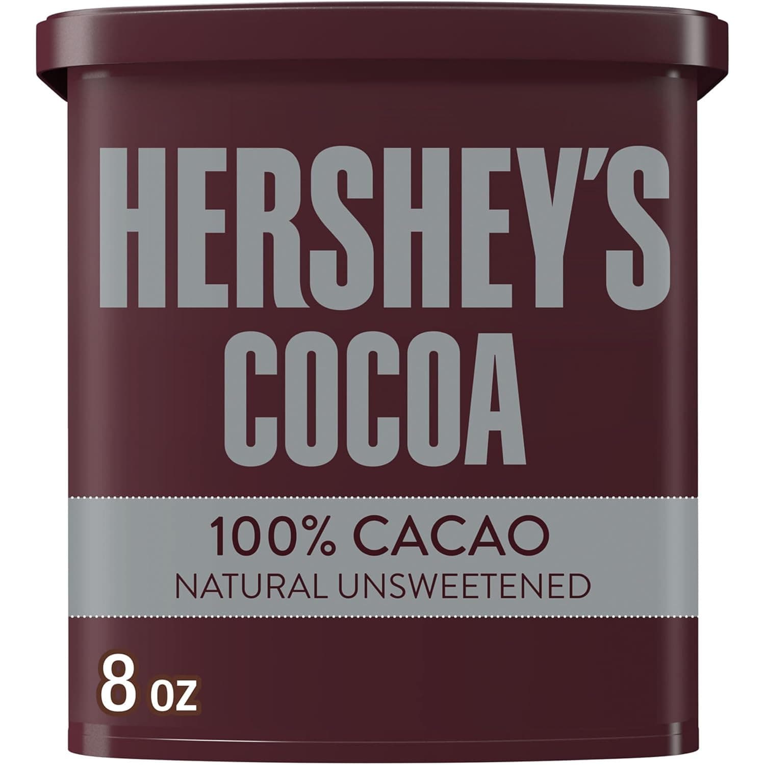 Natural Unsweetened Cocoa Powder Can, 8 Oz