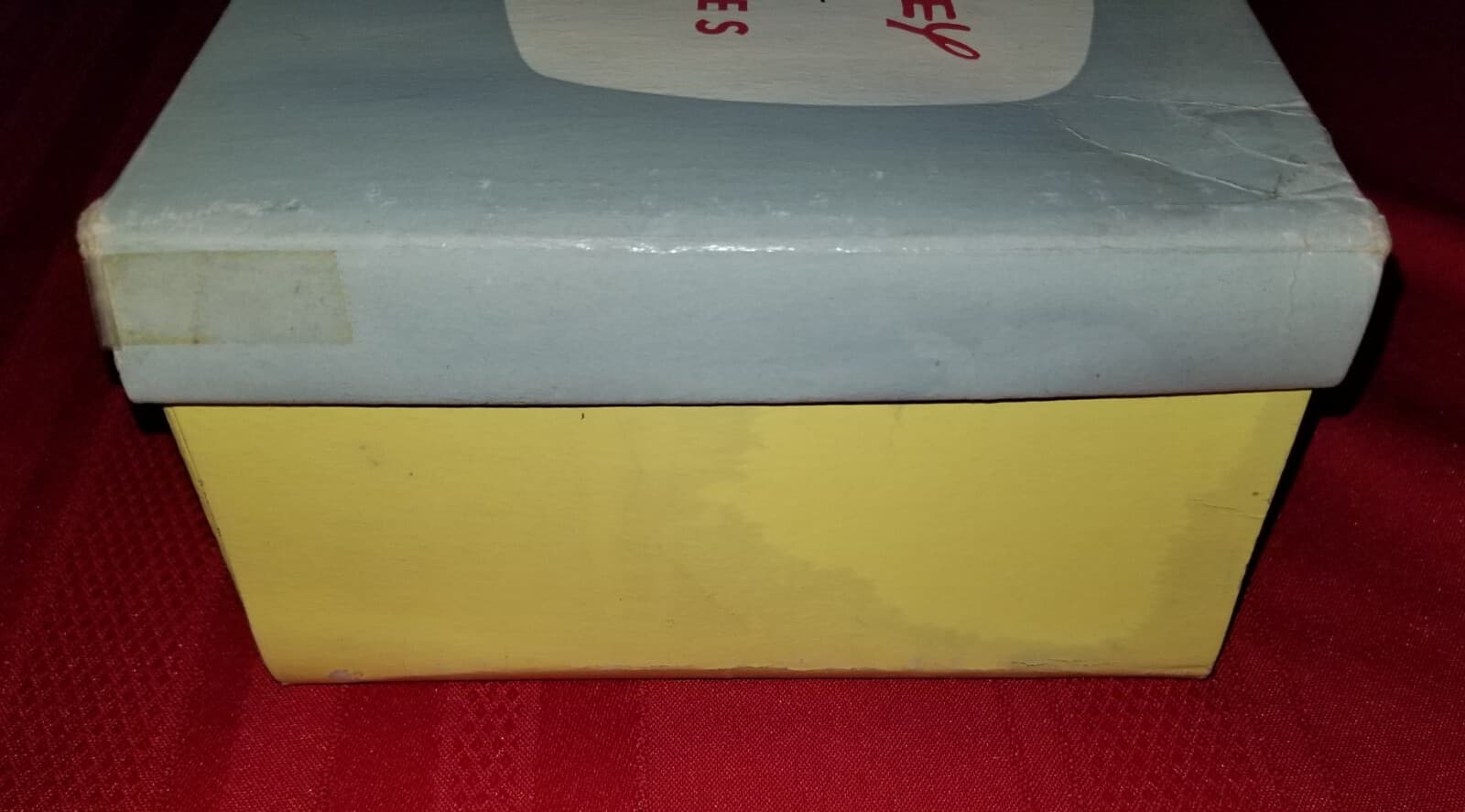 Walt Disney house shoes by Trimfoot 1950s vintage BOX ONLY Thumper Mickey Mouse 5