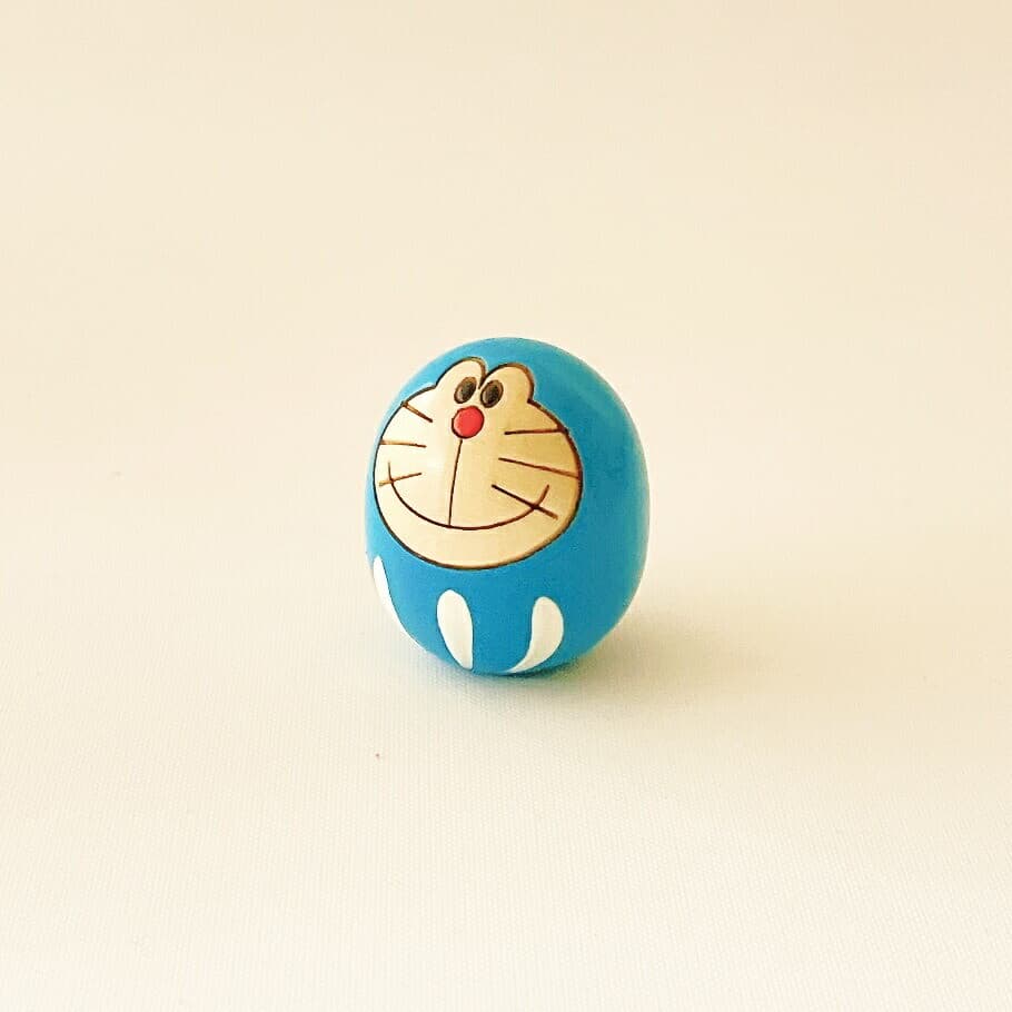 Japanese Nippon Usabur Daruma Doll Doraemon MADE IN JAPAN 3
