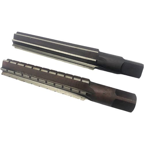 US New MT3 No.3 Straight Shank Morse Taper Reamer Set Roughing Finishing Fine 2