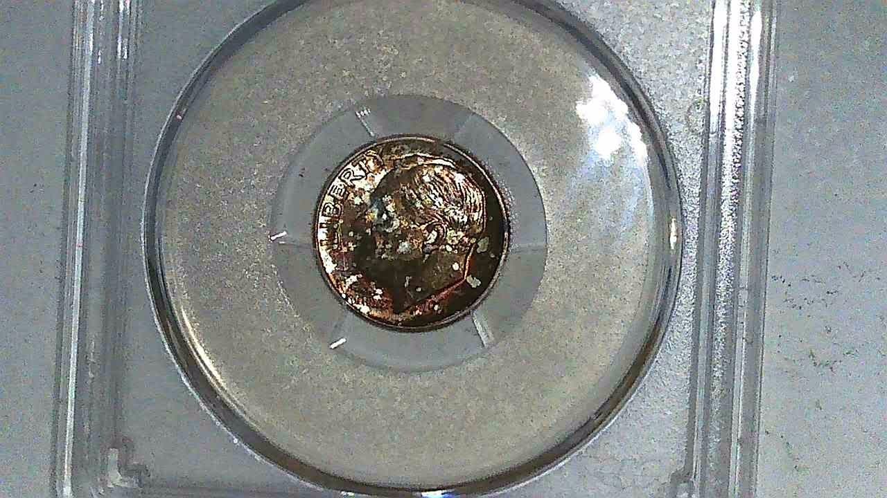1964 D Roosevelt Dime PCGS MS64 Toned. 4