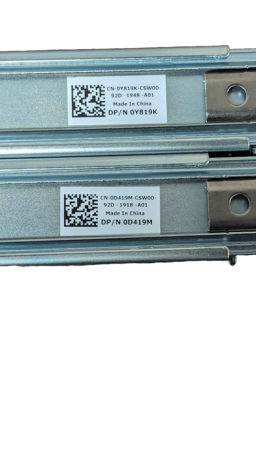 Dell Y819K / D419M 1U 2/4 Post Static Rack Rail Kit R420 R430 R440 R630 R640 3