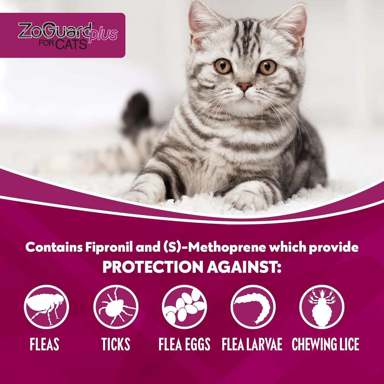 ZoGuard Preventative Treatment for Cats ☑️3-Month Supply