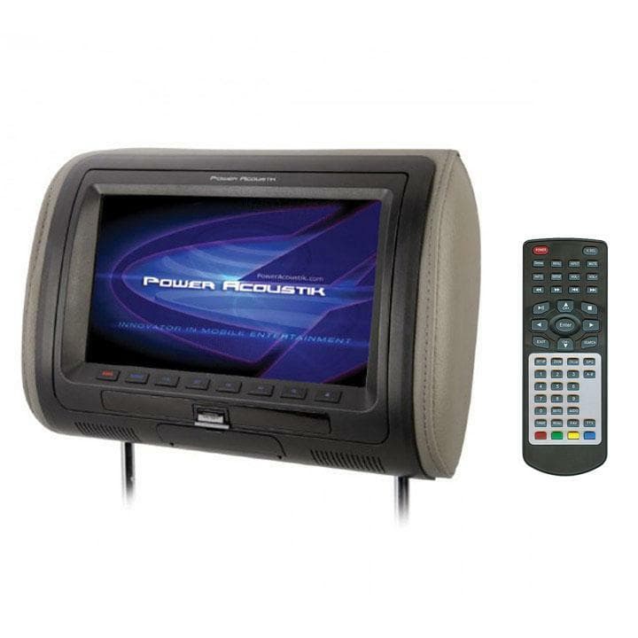 1) Power Acoustik HDVD71CC 7" Headrest Monitor w/ DVD Player 2