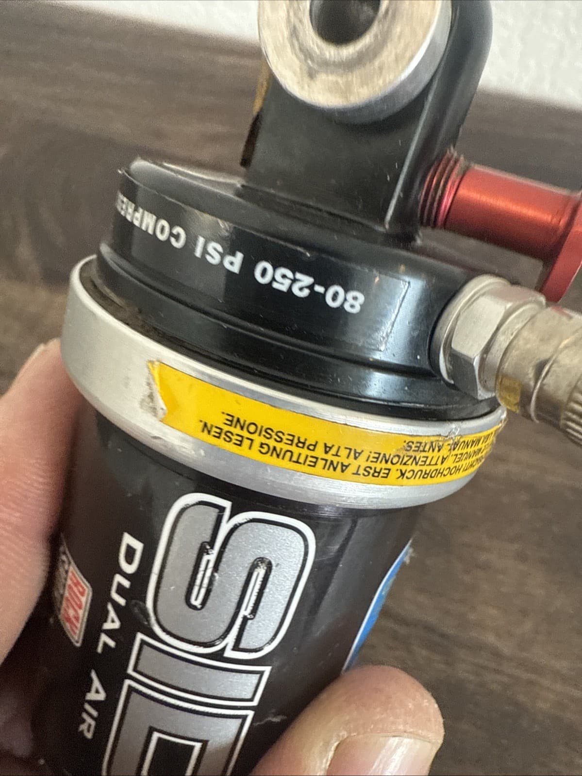 ROCKSHOX SID DUAL AIR  REAR SHOCK (160mm- 165mm ETE) SUSPENSION VINTAGE RARE! 6