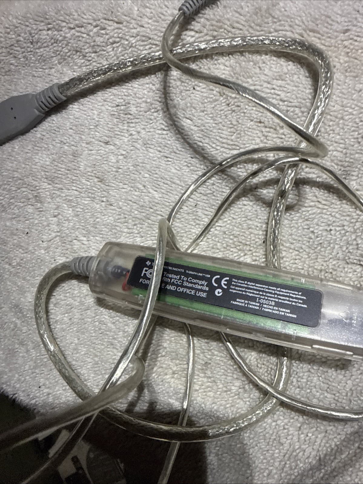Texas Instruments Graph Link Data Cable for TI-83 Plus Graphing Calculator 5