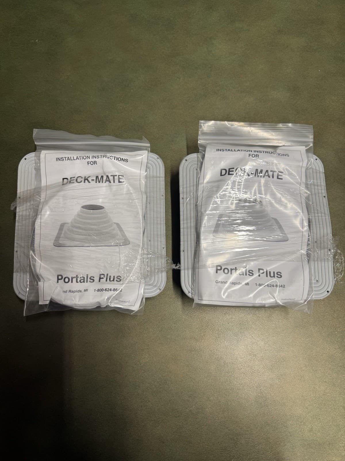 Deck-Mate Porta Plus Flashing With Clamps 1/4” To 4” #81036 (2 PCs.) 2