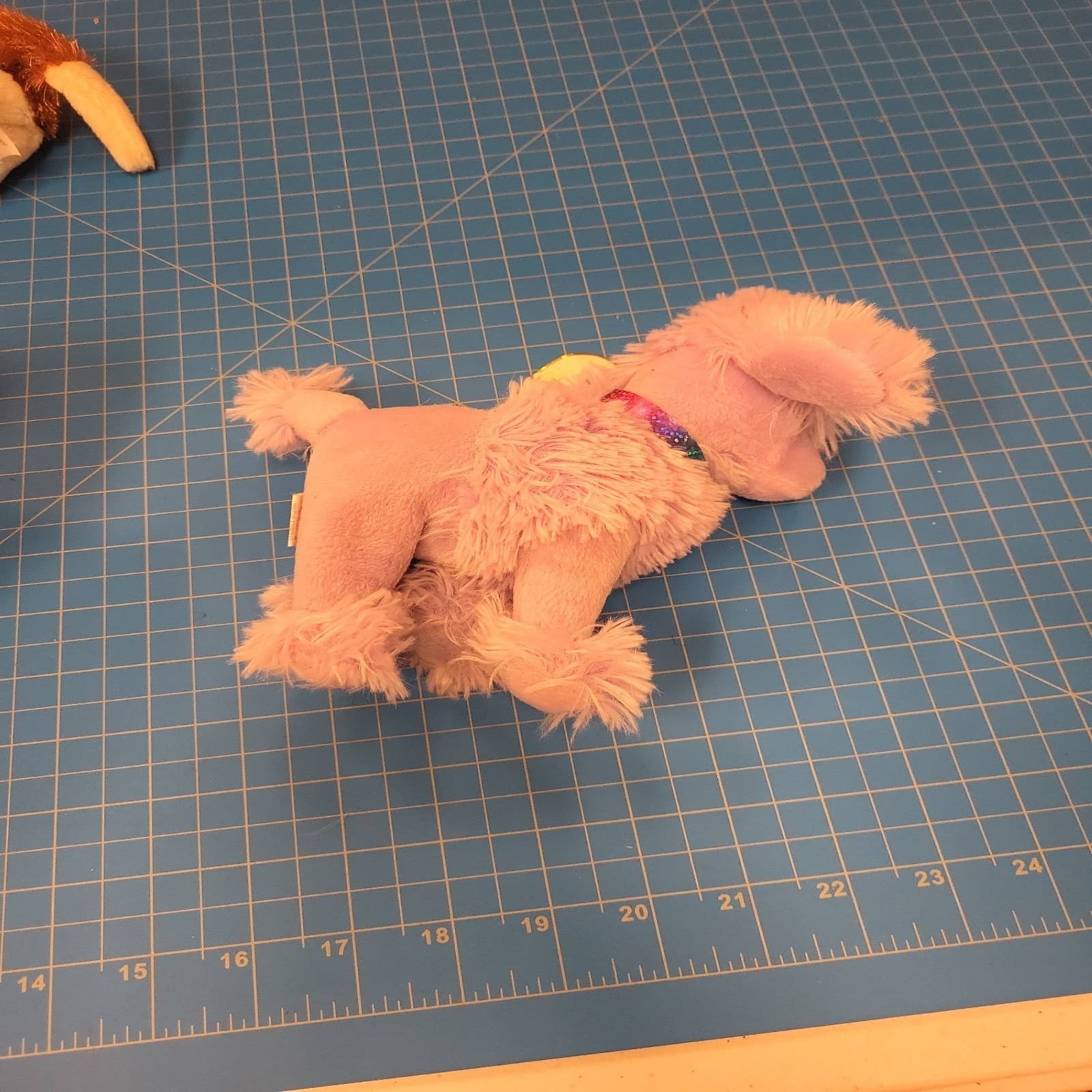 Ty Beanie Baby Demure Poodle Lavender Purple Plush Dog Stuffed Animal Toy 5