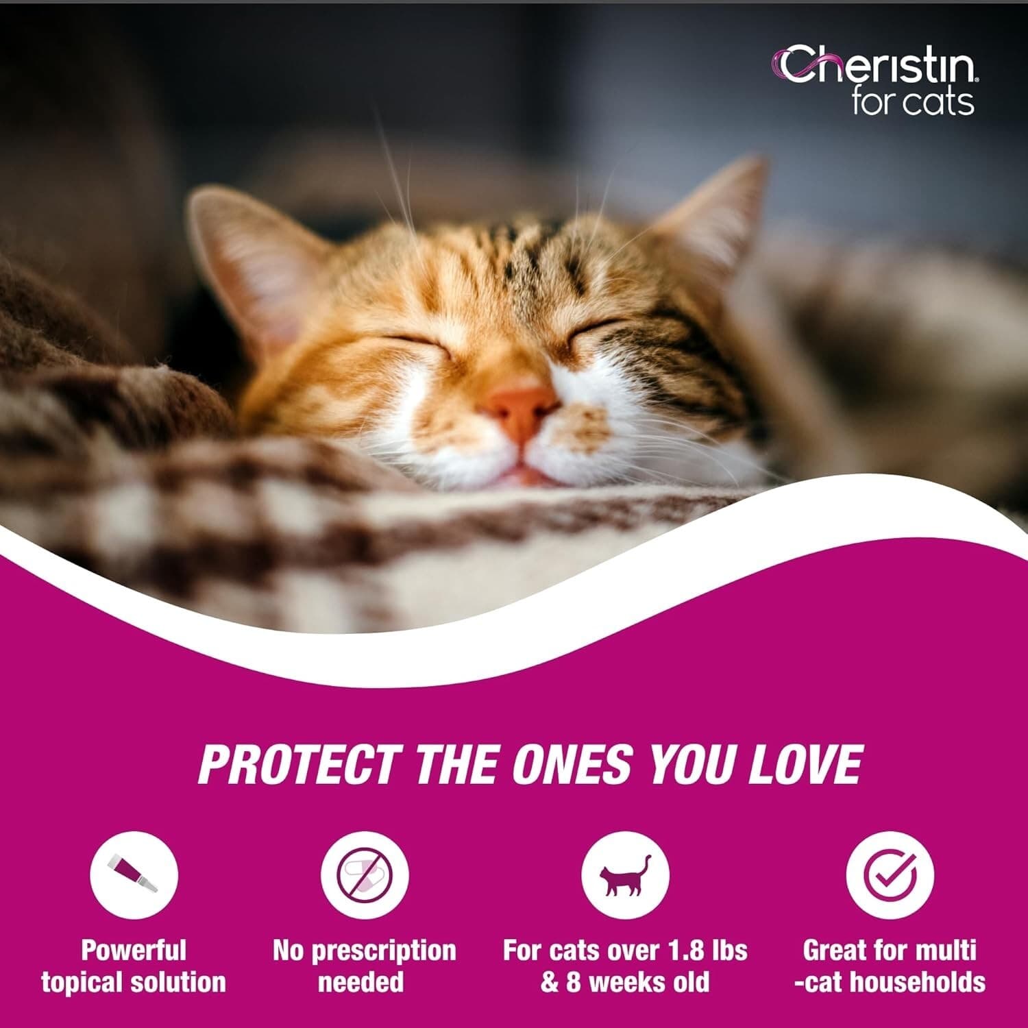 Cheristin Flea Treatment & Prevention for Cats | Fast acting topical flea, 1 Ct. 4