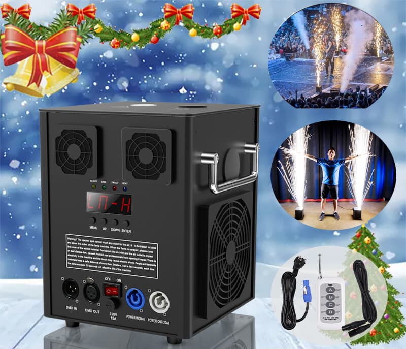 Cold Sparkler Machine 530W Spark Firework Machine DJ Disco Stage Effect Machine 2