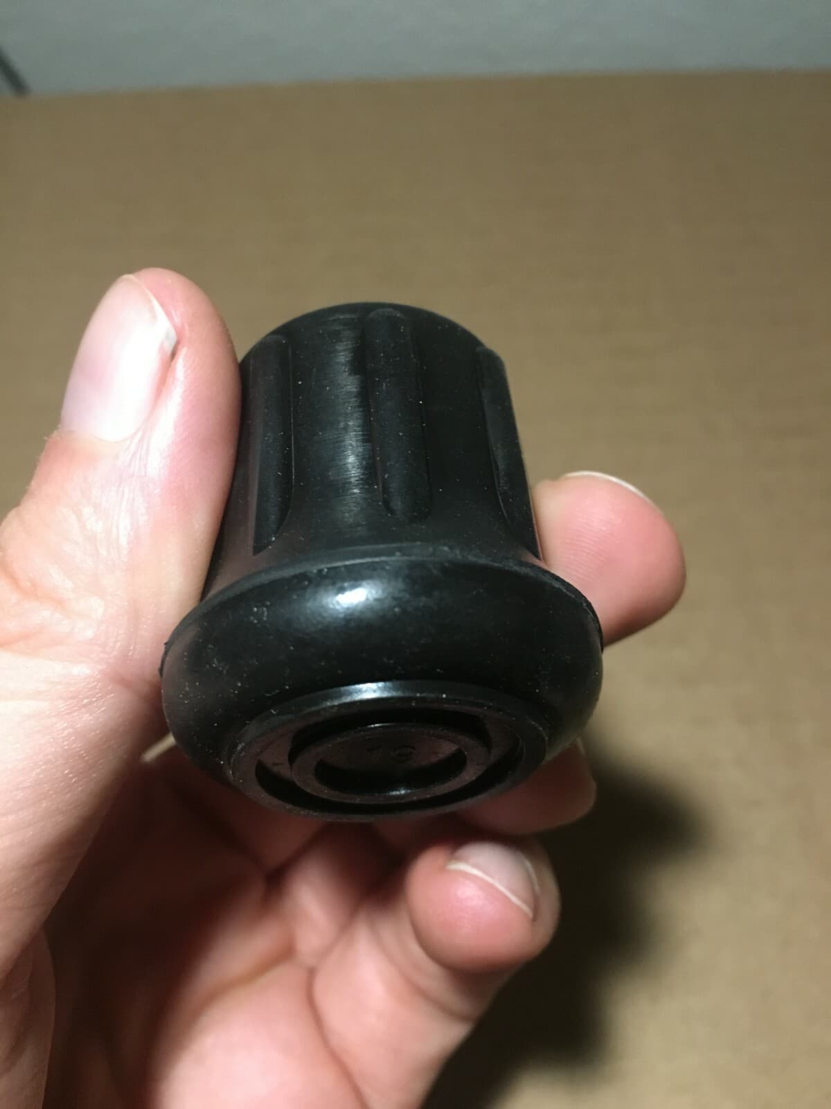 Heavy Rubber Cane Tips Walking Stick Hiking Staff Chair Leg Tip Wholesale I.D 3