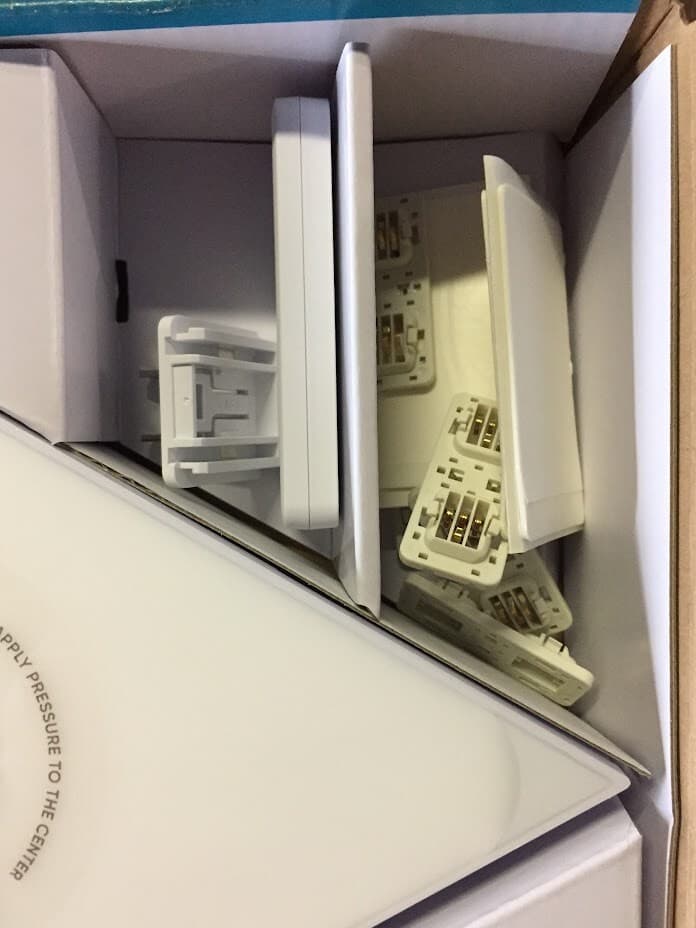 EcoSmart Smart Color Changing Dimmable 5 Geometric Triangle LED Light Panels 2