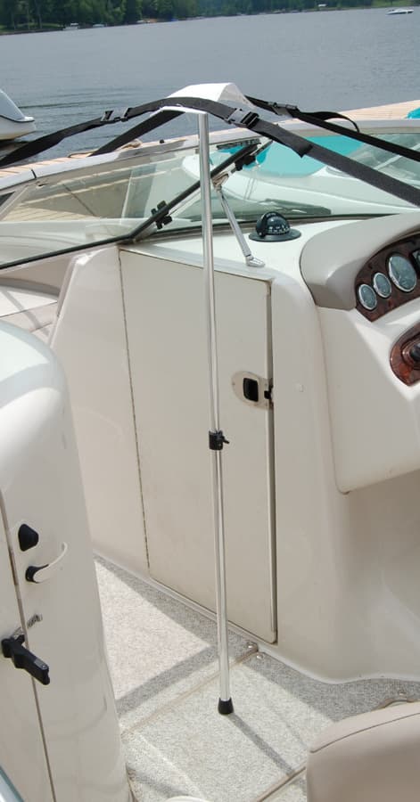 Boat Cover SUPPORT POLE System with straps to prevent Water from Pooling 3