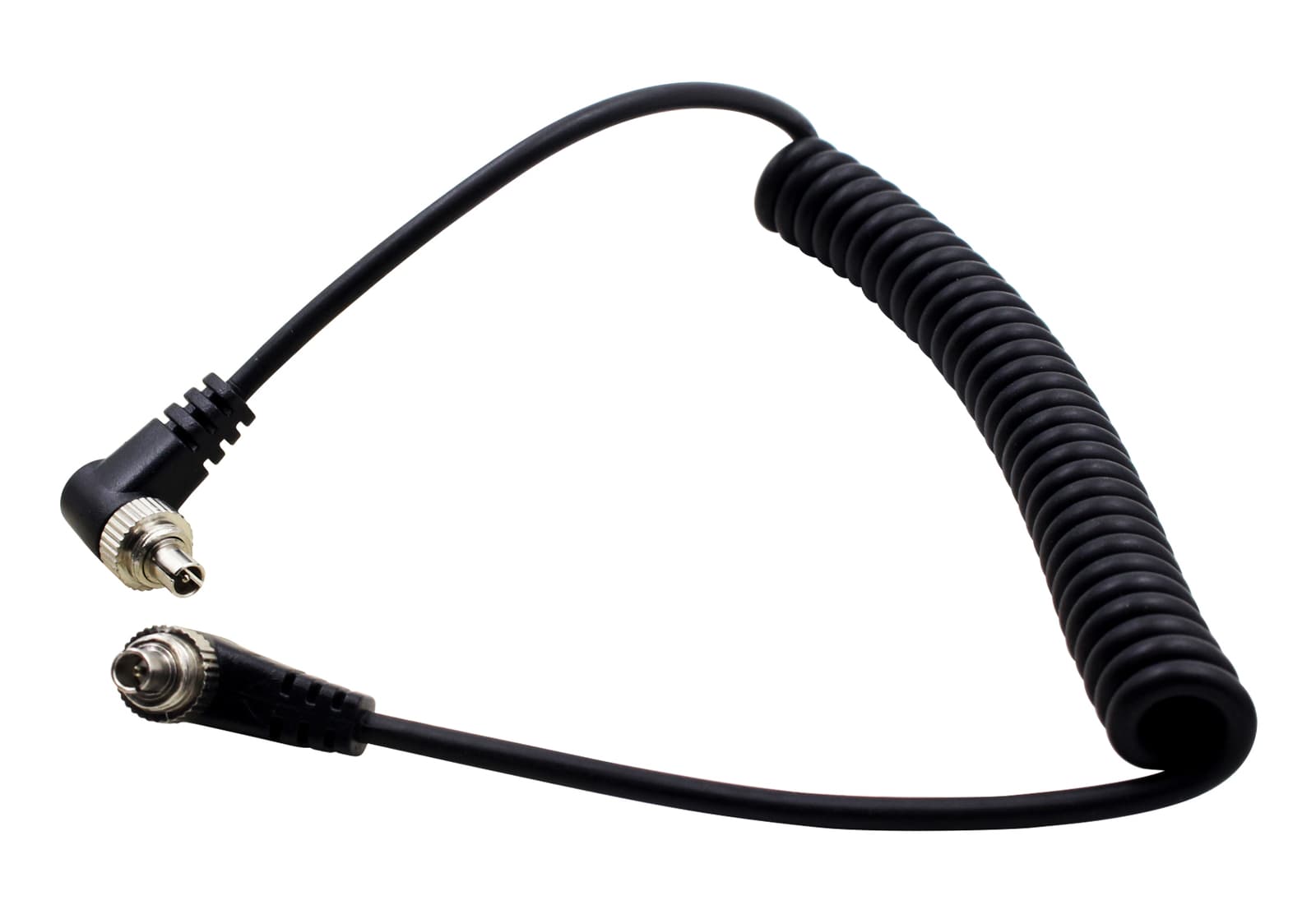 Male to Male Flash PC Sync Cable with Screw Lock for Canon EOS 7D 5D II 1D 2