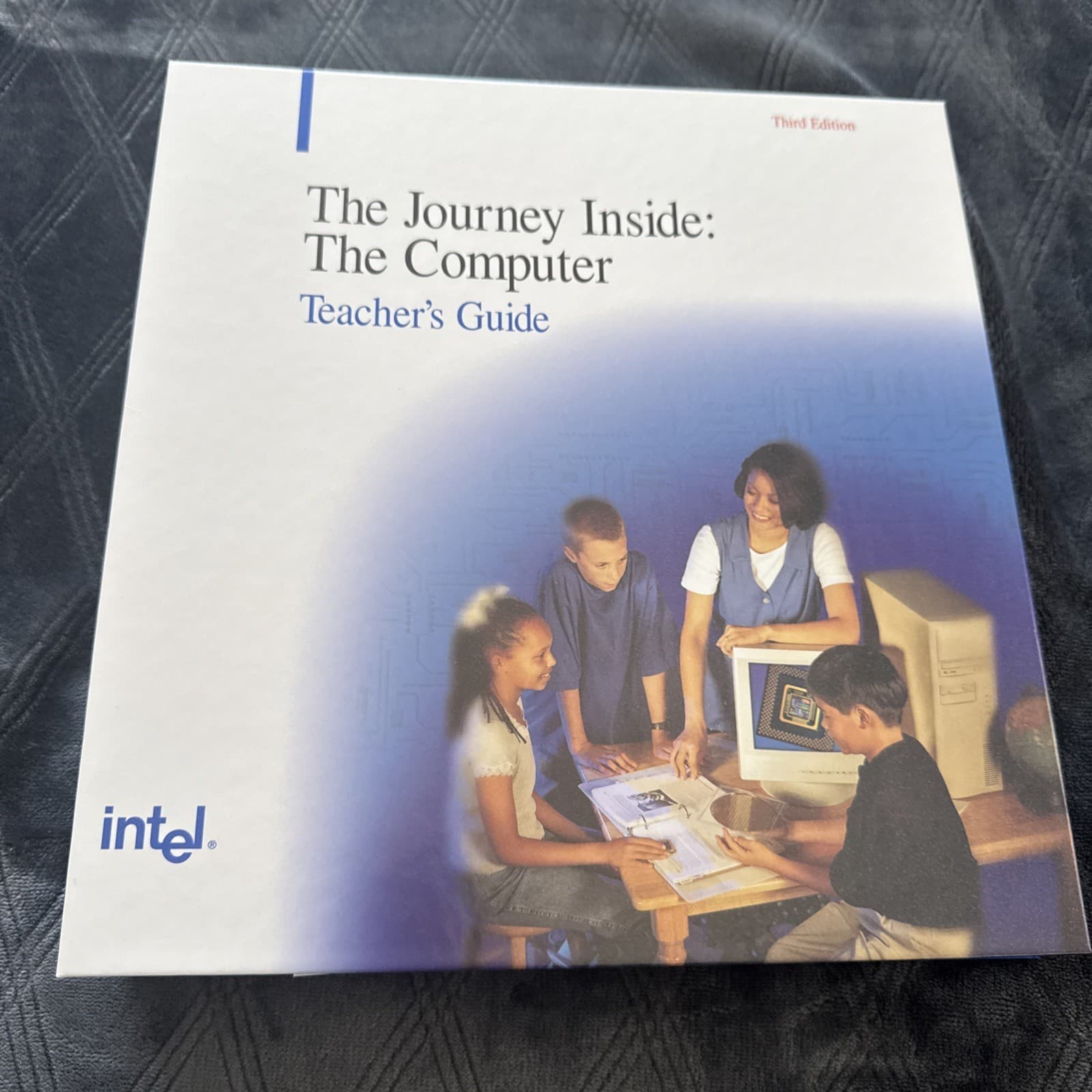 Intel Journey Inside: The Computer Chip Kit  w/ Uncut Silicon Wafer 1990’s 6