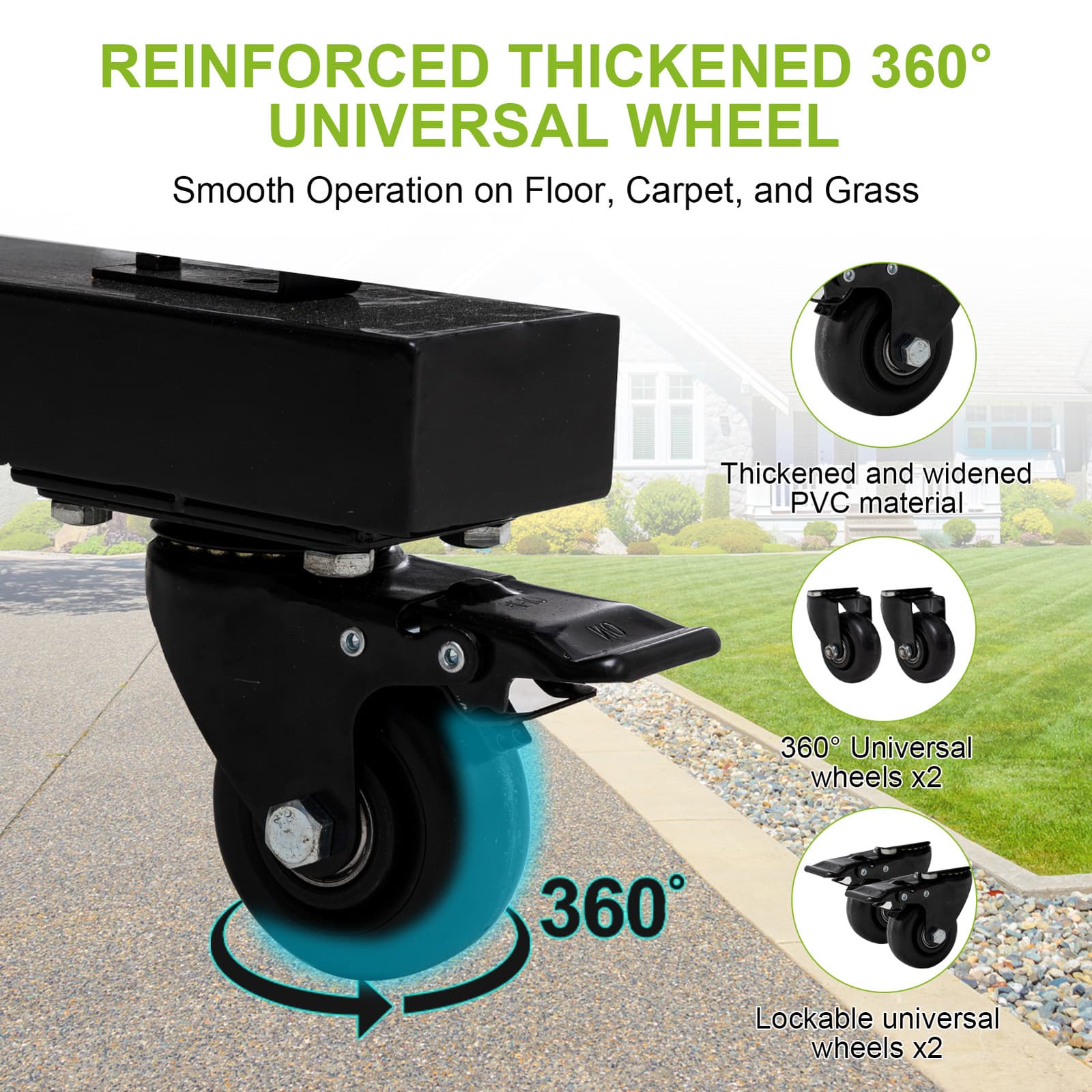 LoJok Folding Table and Chair Cart, 400/800 LBS Capacity for 42/84 Chairs 6